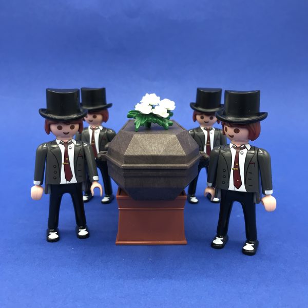 Playmobil-begrafenis