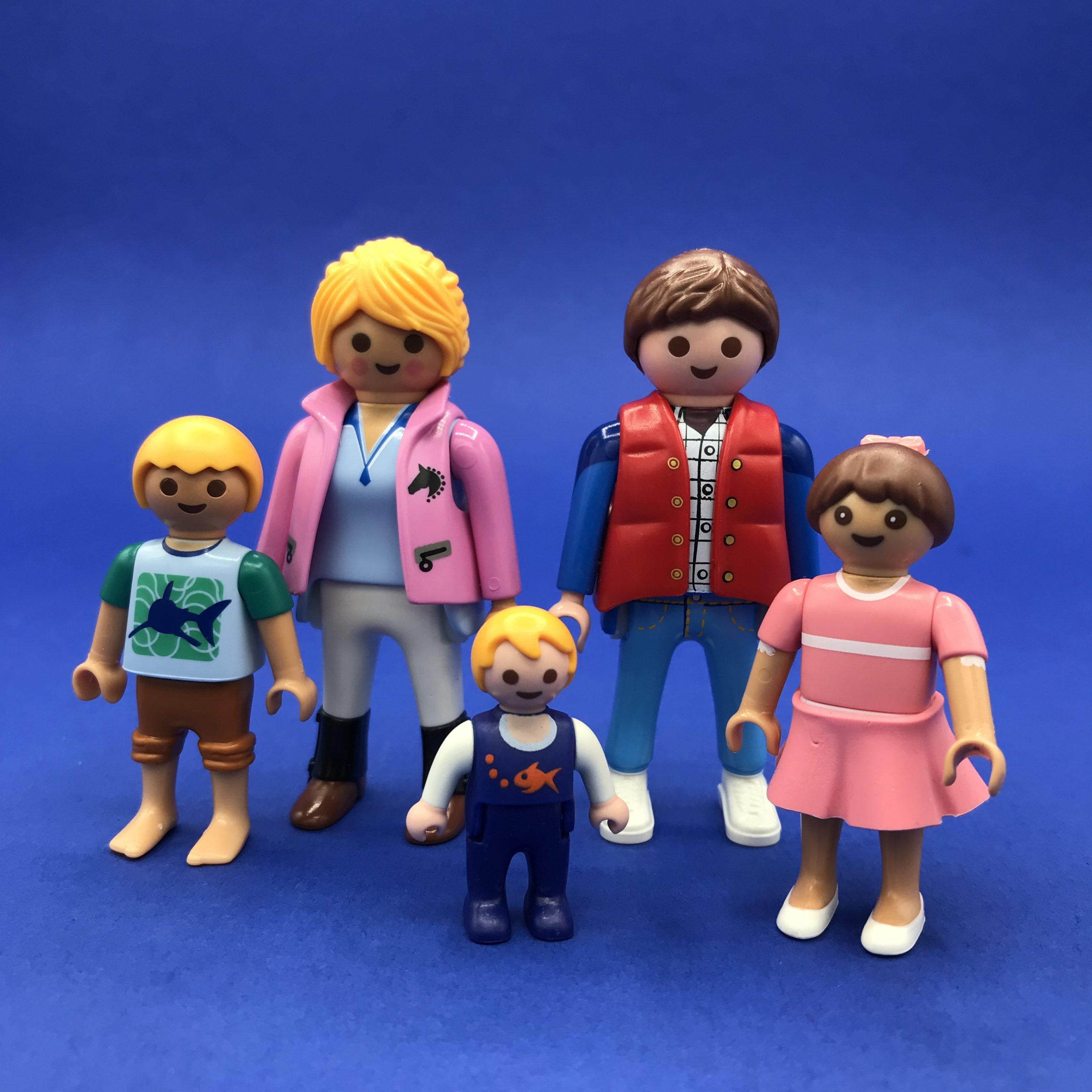 paars vertrouwen Los Playmobil gezin met 2 kinderen en baby, set 1 – Werken met Poppetjes