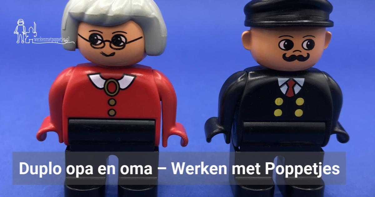 Duplo opa en oma – Werken met Poppetjes