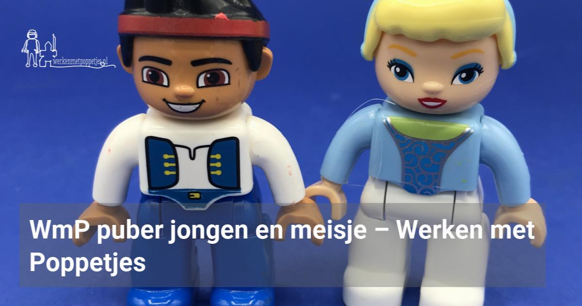 Wmp Puber Jongen En Meisje Werken Met Poppetjes